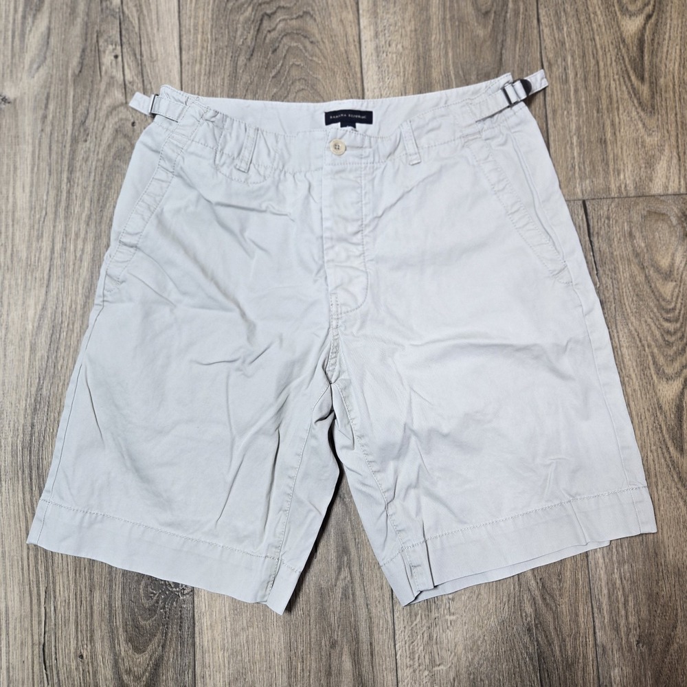 Banana Republic Heritage chino shorts beige size 32 Button Fly